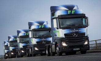 FreightForce rewards its drivers with ‘six of the best’ from Mercedes-Benz